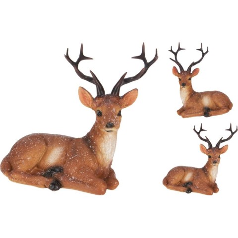 RENNA RESINA 14X6X14CM 2ASS